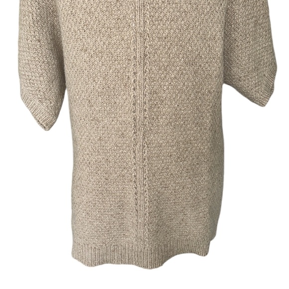 Coldwater Creek Tan Cashmere Blend Cowl Neck Dolman Sleeve Sweater - 10 / 12 - Picture 7 of 10